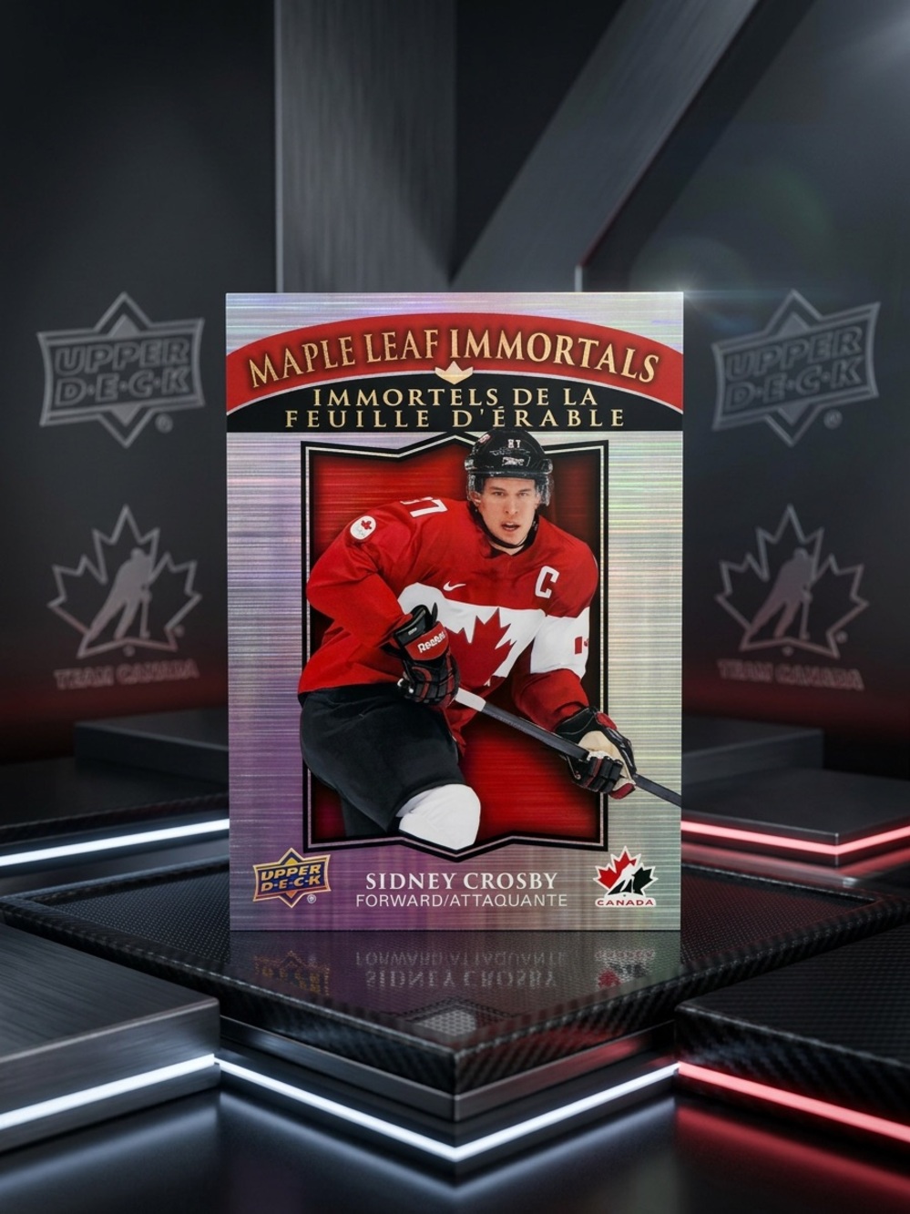 2025-26 Tim Hortons Team Canada Maple Leaf Immortals ML-1 SIDNEY CROSBY SP ML1